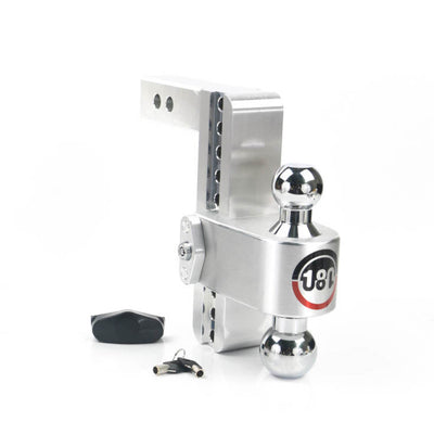 Weigh Safe 180 Hitch 8in Drop Hitch & 2in Shank (10K/12.5K GTWR) - Aluminum