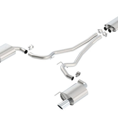 Borla 15-16 Ford Mustang GT / Convertible 5.0L AT/MT EC-Type CB SS Single Round Rolled Tips Exhaus