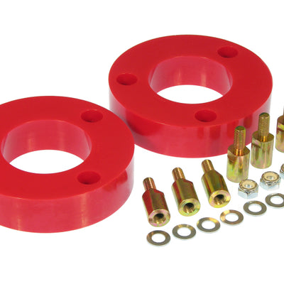 Prothane 09+ Ford F150 Front Coil Spring 2in Lift Spacer - Red
