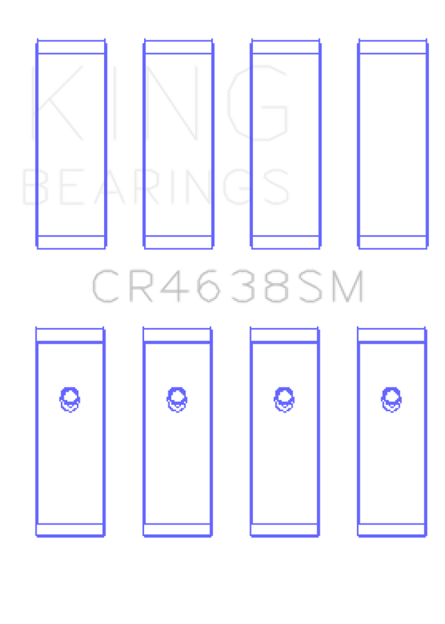 King Engine Bearings Nissan MR18DE / MR20DE (Size STD) Rod Bearing Set