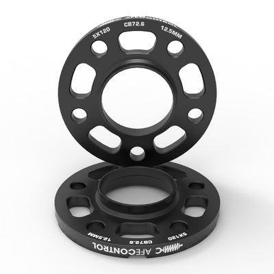 aFe CONTROL Billet Aluminum Wheel Spacers 5x120 CB72.6 12.5mm - BMW