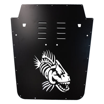 Fishbone Offroad 07-12 Jeep Wrangler JK Hood Louver - Black