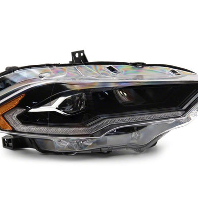 Raxiom 18-23 Ford Mustang GT EcoBoost LED Projector Headlights- Blk Housing (Clear Lens)