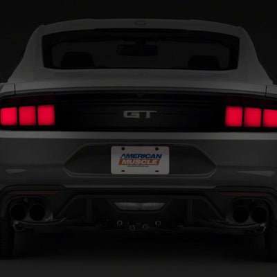 Raxiom 15-23 Ford Mustang Profile LED Tail Lights Gloss Blk Housing- Red Lens