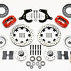 Wilwood Forged Dynalite Front Kit 11.75in Drilled Red 55-57 Chevy