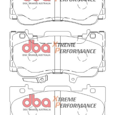 DBA 15-19 Ford Mustang GT (w/o Performance Pkg/352mm Front Rotor) XP Performance Front Brake Pads