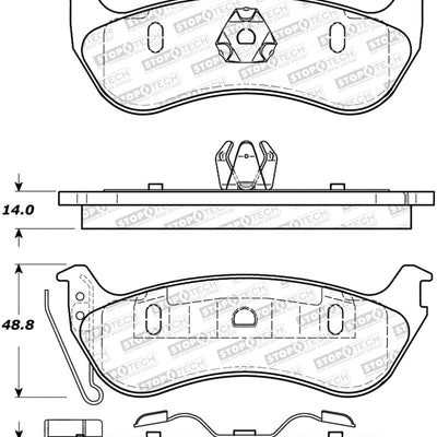 StopTech Street Brake Pads