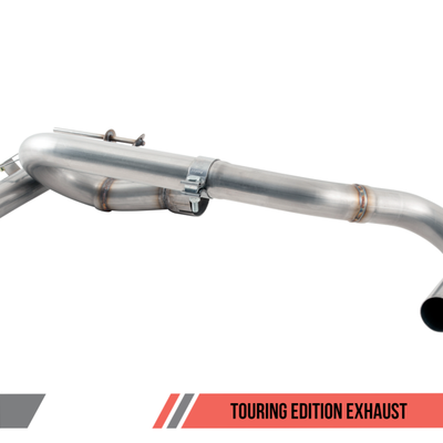 AWE Tuning BMW F3X 340i Touring Edition Axle-Back Exhaust - Chrome Silver Tips (90mm)