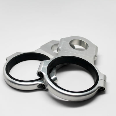 Fuelab Cage Mount Fuel Pump & Filter Combo Billet Bracket Set - (1) Pump Bracket (1) Filter Bracket