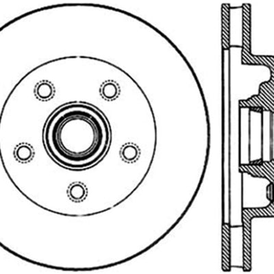 StopTech Slotted & Drilled Sport Brake Rotor