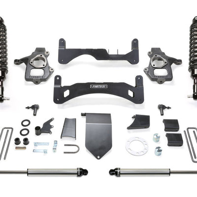 Fabtech 14-18 GM C/K1500 P/U w/oE Forg Stl UCA 6in Perf Sys G2 w/Dl 2.5 & 2.25