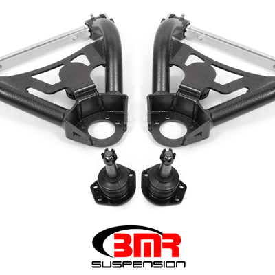 BMR 64-72 A-Body Pro-Touring Upper A-Arms w/ Tall Ball Joint (Delrin) - Black Hammertone