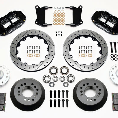 Wilwood Narrow Superlite 6R Front Hub Kit 12.88in Drilled 67-69 Camaro 64-72 Nova Chevelle