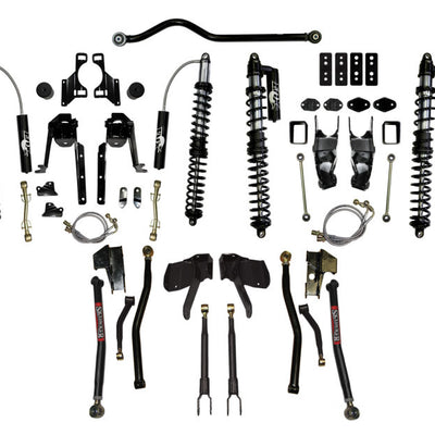 Skyjacker 07-16 Jeep JK 3.5-4.5in Long Arm LeDuc Series Coil-Over Kit (Requires Pitman Arm)