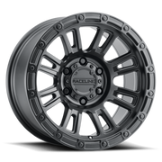 Raceline 956B Compass 17x9in / 5x127 BP / -12mm Offset / 78.1mm Bore - Satin Black Wheel
