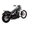 Vance & Hines HD Dyna 06-17 Big Radius 2-2 Black PCX Full System Exhaust