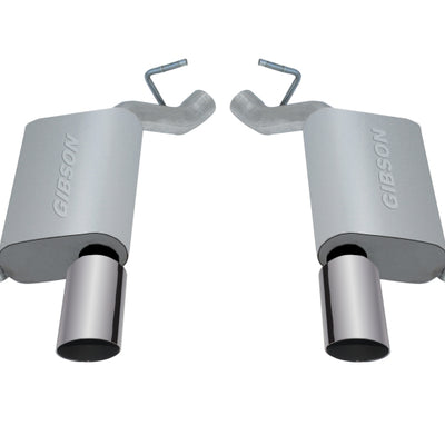 Gibson 11-18 Jeep Grand Cherokee Laredo 3.6L 2.25in Axle-Back Dual Exhaust - Aluminized