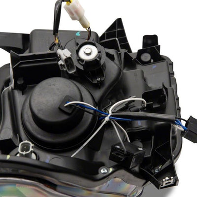 Raxiom 14-21 Toyota Tundra Axial Projector Headlights w/ SEQL LED Bar- Blk Housing (Clear Lens)