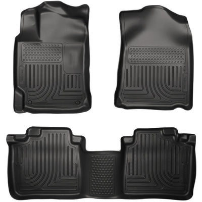 Husky Liners 09-11 Toyota Venza WeatherBeater Combo Black Floor Liners