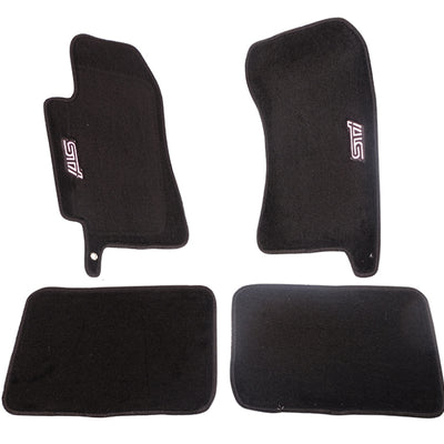 NRG Floor Mats - 04-07 Subaru WRX STI (STi Logo) - 4pc.