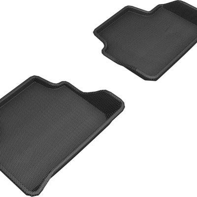 3D MAXpider 2019-2020 BMW 3 Series (G20) Kagu 2nd Row Floormats - Black