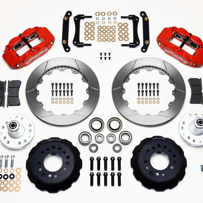 Wilwood Narrow Superlite 6R Front Hub Kit 12.88in Red 70-78 Camaro (*Line Kit Needed*)