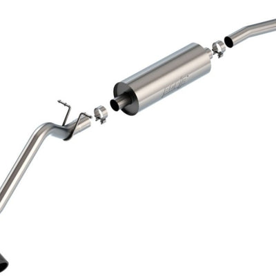 Borla 15-21 Chevrolet Colorado S-Type Cat-Back Black Chrome Tips