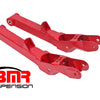 BMR 10-15 5th Gen Camaro Non-Adj. Rear Lower Control Arms (Polyurethane) - Red