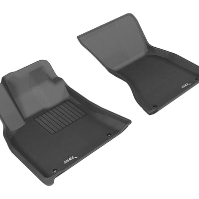 3D MAXpider 2014-2019 Porsche Macan Kagu 1st Row Floormat - Black