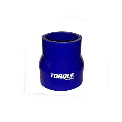 Torque Solution Transition Silicone Coupler: 2 inch to 2.5 inch Blue Universal