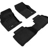 3D Maxpider 13-16 Ford Fusion Elegant 1st 2nd Row - Floor Mat Set (Black)