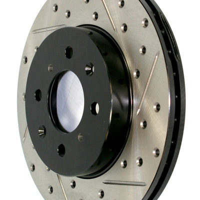 StopTech 2012+ Chevrolet Camaro SS Brembo 4 Piston J6G Sport Slotted & Drilled Right Rotor