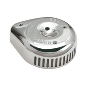 S&S Cycle Slasher Slotted Air Cleaner Cover For Super E/G Carbs - Chrome