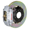 Brembo 99-07 Evo VI/VII/VIII/IXRear GT BBK 4 Piston Cast 2pc 328x28 2pc Rotor Slotted Type1-Silver