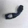 Fragola -10AN Male Rad. Fitting x 60 Degree Pro-Flow Hose End - Black