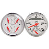 Autometer Arctic White 3-3/8 Quad Gauge and Tach/Speedo Combo