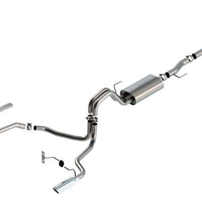 Borla F-150 2021 2.7L/3.5L 4dr CC SB EC STB Lari/King R/Plinum/LTD 3/2.25 SRE CB Touring CHR Tips
