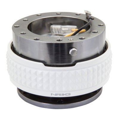 NRG Quick Release Kit - Pyramid Edition - Gunmetal Body / Glow In The Dark Pyramid Ring