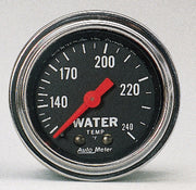 AutoMeter Gauge Water Temp 2-1/16in. 120-240 Deg. F Mechanical Traditional Chrome
