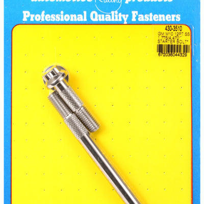 ARP GM M10 12pt SS 1.775/4.470in Starter Bolt Kit