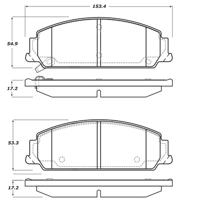 StopTech Street Touring Brake Pads