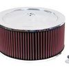 K&N 14in. Red Custom Air Cleaner Assembly - 5.125in. Flange x 11in OD x 7.25in. H w/Vent