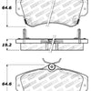 StopTech Street Touring 03-05 Dodge SRT-4 Front Brake Pads