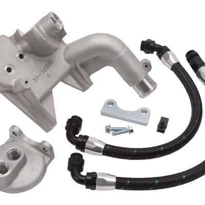 Edelbrock Eforce Remote Oil Filter Mount Kit for 4Wd 2004-10 Ford F-150