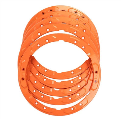 Ford Racing 2021+ Ford Bronco Functional Bead Lock Ring Kit - Orange