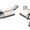 QTP 16-18 Chevrolet Camaro SS 6.2L 304SS Screamer Axle Back Exhaust w/4in Quad Tips