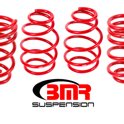 BMR 10-15 5th Gen Camaro V8 Lowering Spring Kit (Set Of 4) - Red