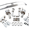 AWE Tuning 2020 Chevrolet Corvette (C8) Touring Edition Exhaust - Quad Chrome Silver Tips