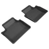 3D MAXpider 2017-2019 Porsche Panamera Kagu 2nd Row Floormats - Black