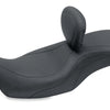 Mustang 08-21 Harley Electra Glide,Rd Glide,Rd King,Str Glide Harley Super Touring 1PC Seat- Black